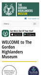 Mobile Screenshot of gordonhighlanders.com